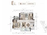 融创云玥台_3室2厅2卫 建面100平米