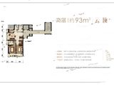 荣安铂云府_3室2厅2卫 建面93平米