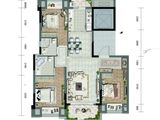 复地公园和光_3室2厅2卫 建面112平米