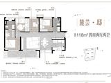 万科麓山_4室2厅2卫 建面118平米