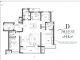 海信城_3室2厅3卫 建面144平米