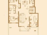 鲁商运河公馆_花园洋房J户型 建面131平米