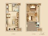 舟山西部商业中心_2室2厅1卫 建面58平米