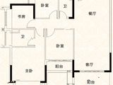 保利中央公园_4室2厅2卫 建面136平米