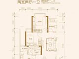 永川恒大悦府_2室2厅1卫 建面69平米