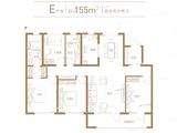 融创蓝天壹號_4室2厅1卫 建面155平米