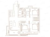 孔雀城时代北宸_3室2厅1卫 建面91平米