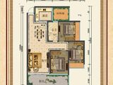 锴鑫恒郡二期_3室2厅2卫 建面107平米