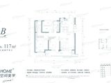 正弘云庭壹号_3室2厅2卫 建面117平米