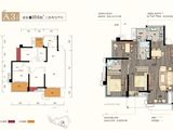 锦江阁_3室2厅2卫 建面104平米