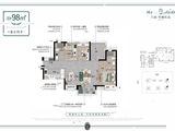 万科琴澳传奇_4室2厅2卫 建面98平米