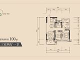 世园林语_3室2厅1卫 建面100平米