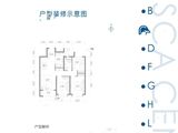 融创中心_3室2厅1卫 建面108平米