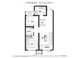 保利时代_2室2厅1卫 建面76平米