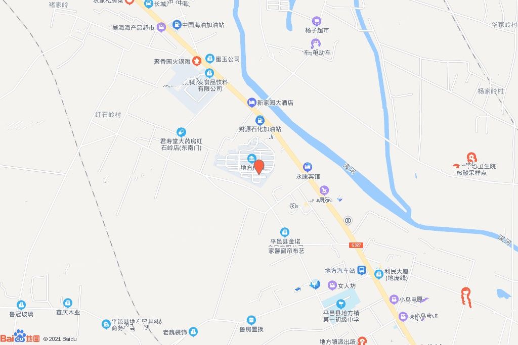 平邑县地方镇，北至地方佳园