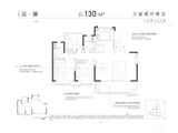 伟星公园都荟_3室2厅2卫 建面130平米