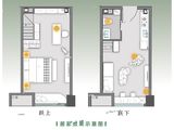 中建清能悦和城_loft建面36平居家效果 建面36平米