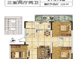 上海府邸_3室2厅2卫 建面120平米