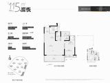 祥源庐源上城_3室2厅2卫 建面115平米