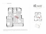 四川邦泰东方雅颂_3室2厅2卫 建面128平米