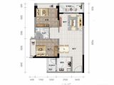 国鼎新天地_2室2厅1卫 建面76平米