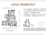 锦粼天曜_4室2厅4卫 建面259平米