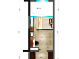 碧桂园柏坦尼雅_1室1厅1卫 建面28平米